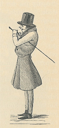 Caricature from The Corsair, 1846