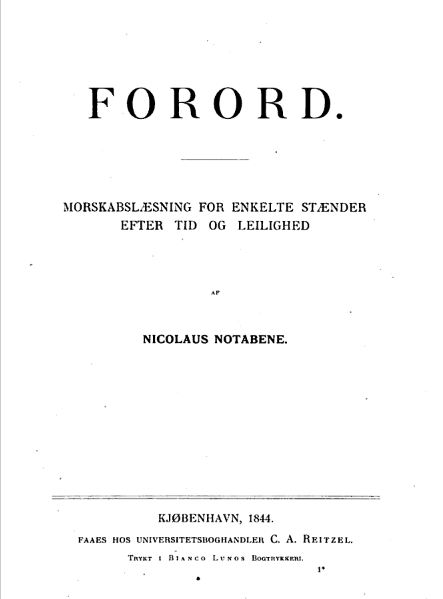 First-edition title page, 1844